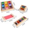 Learning colors - wood puzzle - educational toyWooden