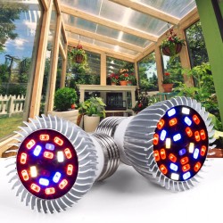 LED plant grow light - bulb - hydroponic - full spectrum - E27 / E14 - 18W / 28WGrow Lights