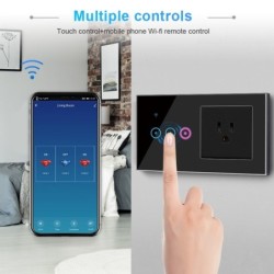 Smart wall socket - light switch - 1 - 3 gangs - WiFi / APP / remote control - Alexa - Google - HomeSwitches