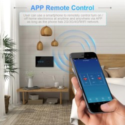 Smart wall socket - light switch - 1 - 3 gangs - WiFi / APP / remote control - Alexa - Google - HomeSwitches