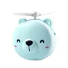 Mini pocket mirror - with fan - LED light - piggy head shapeMake-Up