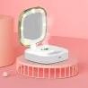 Mini makeup mirror - wIth LED light / sprayer - nano mistMake-Up