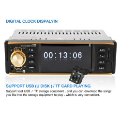 Bluetooth car radio - 4.1 Inch - 1 Din - remote control - HD - 12V - USB - AUXDin 1
