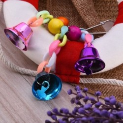 Colorful toys for birds / parrots - hanging chain with bellsBirds