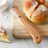 Bread / dough cutter - razor - curved knife - with blades / protective coverBakeware