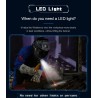 Professional welding helmet - auto darkening - adjustable - ADL-MA900VL-E - with LED lightHelmets