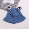 Warm knitted hat - bucket style - with toad's eyesHats & caps