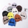 Warm winter knitted hat - with glasses - ears / mouth protectionDiagnosis