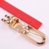 Elegant thin leather belt - adjustableBelts