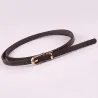 Elegant thin leather belt - adjustableBelts