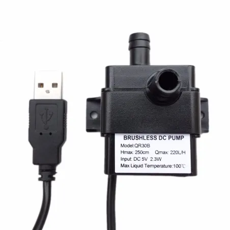 Mini submersible water pump - waterproof - with USB connection - low-noisePumps