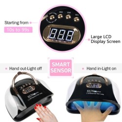 Professional nail lamp - dryer - with 4 timer setting / handle - UV - 57 LED - 114WNail dryers