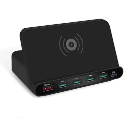 Multi USB - wireless fast charger - ISO / type-C / micro - QC3.0 - 60WChargers