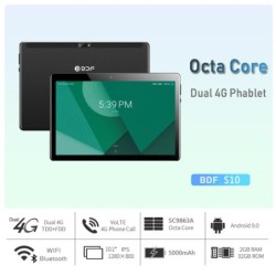 4G LTE tablet - 10.1 inch - 2GB RAM - 32GB ROM - Android 9 - Octa Core - Google Play - GPS - Bluetooth - WiFi - camera