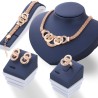Elegant Vintage jewelry set - with crystals - necklace / earrings / bracelet / ringJewellery Sets