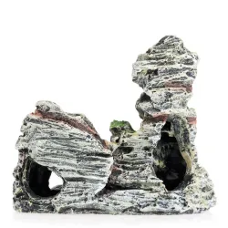 Moss tree house - with cave - resin aquarium decorationAquarium