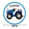 Decorative round stickers - rewards labels - for kids - bus / tractor / airplane / good jobDecoration