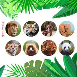 Decorative round stickers - rewards labels - for kids - zoo animals / thank you / super starDecoration