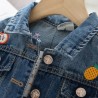 Kids denim jacket - with floral embroideryClothes