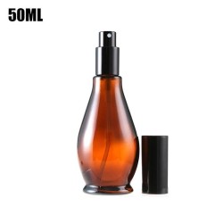 Glass spray bottle - dark brown - sun protection - cosmetic / perfume sample containerPerfumes