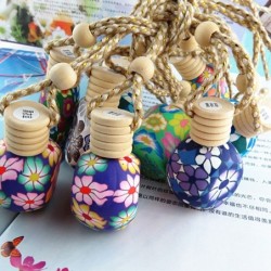 Mini empty colorful bottle - for fragrances - home / car air freshener - with screw cap - hanging rope - 12mlPerfumes