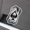 Reflective car / motorcycle sticker - skull / Aces cardsStickers