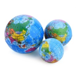Funny sponge ball - decompression toy - world mapBalls