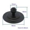 Car dashboard suction cup - round plate - with adhesive tape - mount for GoPro / GPS / SmartphonesMounts