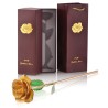 Rose dipped in 24k gold - with stand - birthday / Valentine's day / wedding giftArtificial flowers