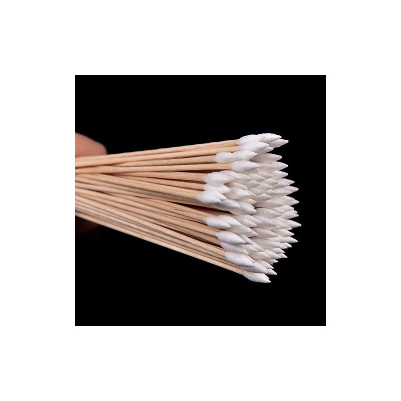 Gun cleaning cotton swabs - tapered wooden sticks - 100 piecesSport & Outdoor