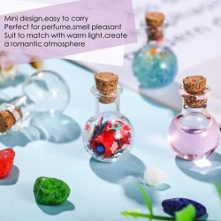 Mini glass bottles - with cork lid - for perfumes - wedding decorations - 10 piecesPerfumes