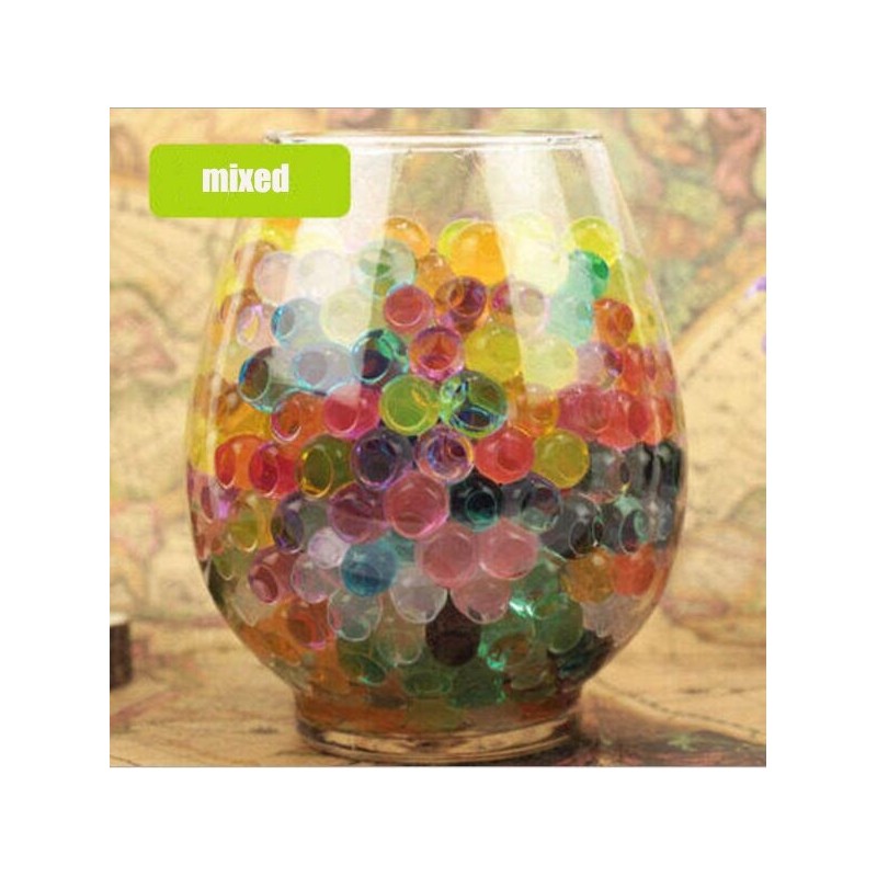 Crystal soil hydrogel - beads growing in the water - Orbiz - 100 piecesDecoration