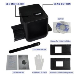 Negative film scanner - digital film converter - 17.9 megapixelsCamera