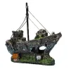 Resin fishing boat - sunk ship - aquarium decorationAquarium