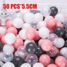 Colorful soft plastic balls - for water pools / playing tents - 50 pieces - 100 piecesBalls