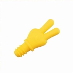 Silicone wine bottle stopper - Victory hand shapedBar supply