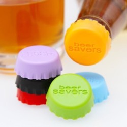 Silicone beer bottle cap - reusable stopper - 6 piecesBar supply