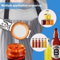 Multipurpose can / bottle / jar lid opener - adjustable - stainless steelBar supply