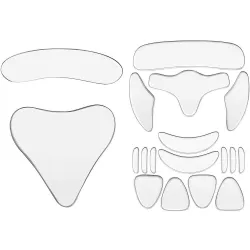 Silicone anti-wrinkle sticker - reusable - 16 piecesSkin