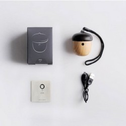 Acorn - mini Bluetooth speaker - wireless - with microphone - chestnut shapedBluetooth speakers