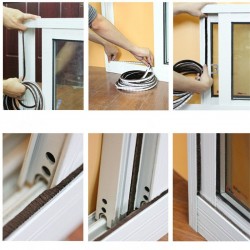 3M/5M - self-adhesive sealing brush tape - windproof - soundproof - doors / windows insulationAdhesives & Tapes