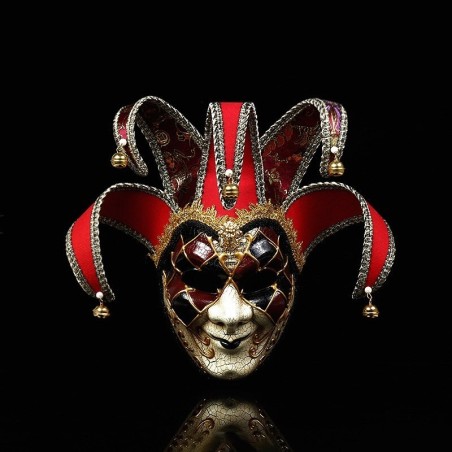 Venetian anonymous joker / clown - full face mask - masquerade / HalloweenMasks