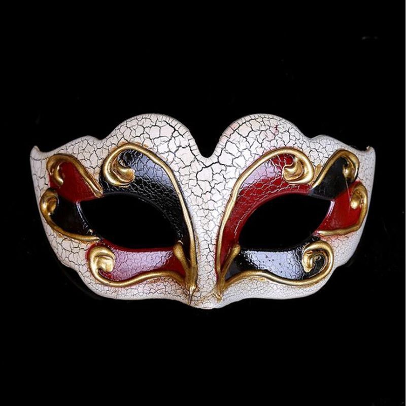 Venetian eye mask - cracked pattern - masquerade / HalloweenMasks