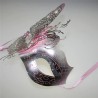 Metal Venetian eye mask - hollow out butterfly - crystals - laser cut - masquerades / carnivalsMasks