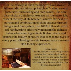 Natural collagen soap - handmade - green apple - 50gSkin