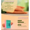 Natural handmade soap - whitening / cleansing - carrot - 50gSkin
