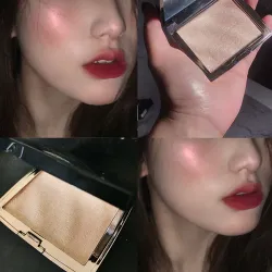 Glossy highlighter - pressed powder - golden bronzerMake-Up