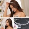 Luxurious tiara - crystal headband - flowers / leavesHair