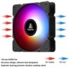 Segotep - cooling fan - adjustable - RGB - 120mm - 5V - 3Pin - for gamerCooling