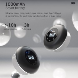 Bluetooth - wireless - portable - shower speaker - waterproof - with microphone - FM - LCD displayBluetooth speakers